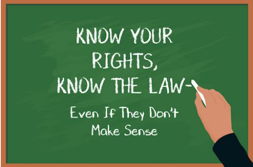 know your rights, know the law, even if they dont make sense