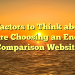 4 Factors to Think about Before Choosing an Energy Comparison Website