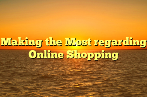 Making the Most regarding Online Shopping