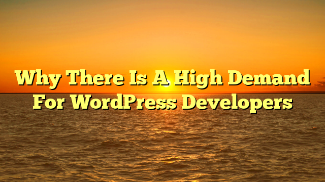 Why There Is A High Demand For WordPress Developers