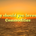 Why should you Invest in Commodities