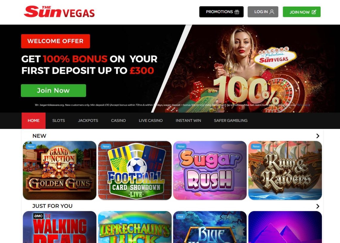 The sun vegas online casino